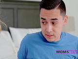 MILF Gives Her Sad StepSon A Courtesy Fuck (No Kissing Though, Thats Only For Her Husband)